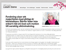 Tablet Screenshot of lisbethstahre.com